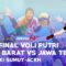 #bolavoli Putri Semifinal #jawatengah  VS #jawabarat PON XXI Sumut-Aceh 2024